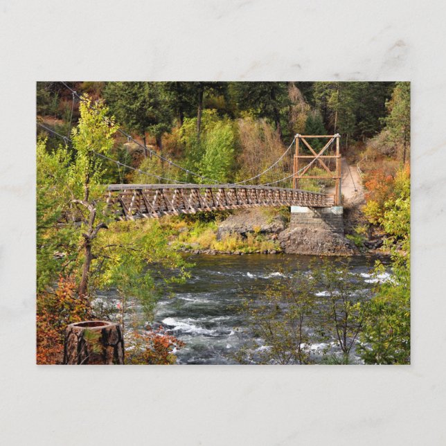 Postal Río Spokane (Anverso)