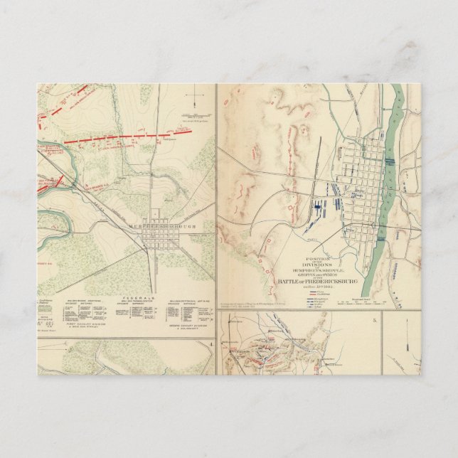 Postal Río Stone antes de Murfreesborough (Anverso)