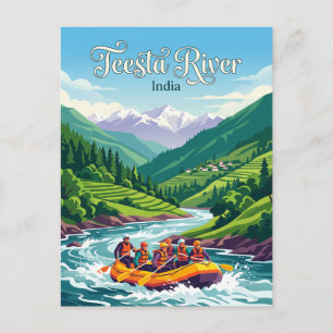 Postal Río Teesta Sikkim India