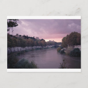 Postal Río Tíber al atardecer.png