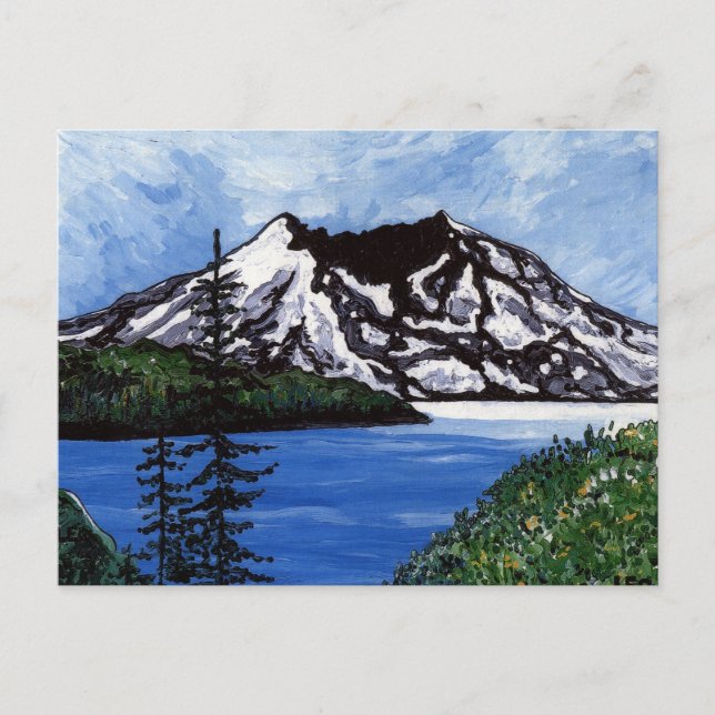 Postal Río Toutle (Anverso)