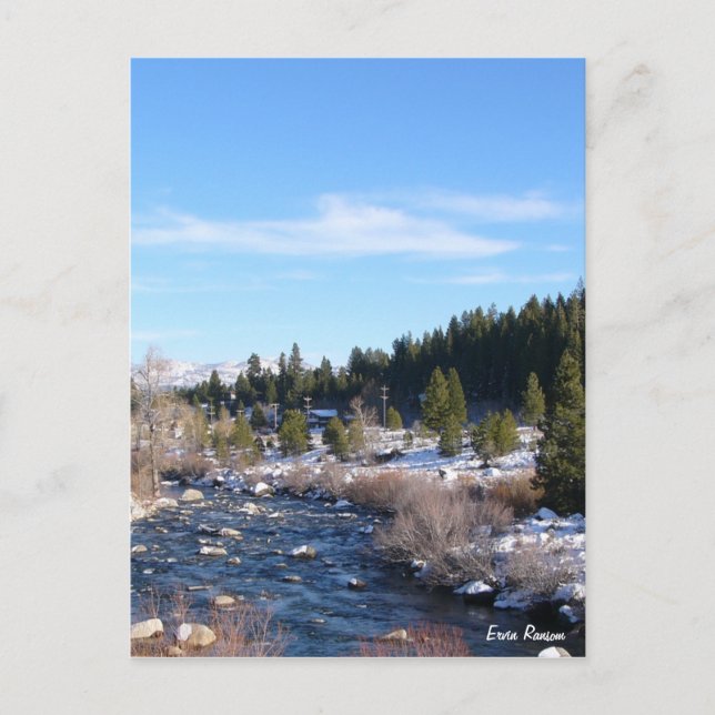 Postal Río Truckee (Anverso)