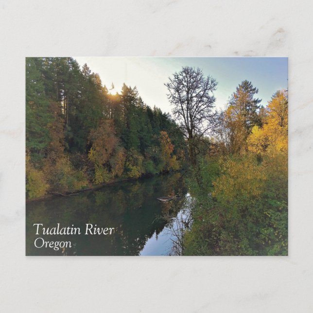 Postal Río Tualatin, Oregón (Anverso)