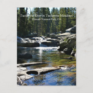Postal Río Tuolumne en Tuolumne Meadows, Yosemite, CA P