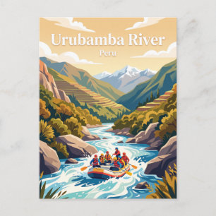 Postal Río Urubamba Perú