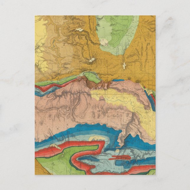 Postal Río verde desde la ruta ferroviaria del Pacífico d (Anverso)