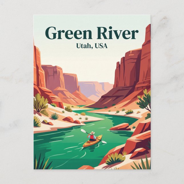 Postal Río Verde Utah, EE. UU. (Anverso)