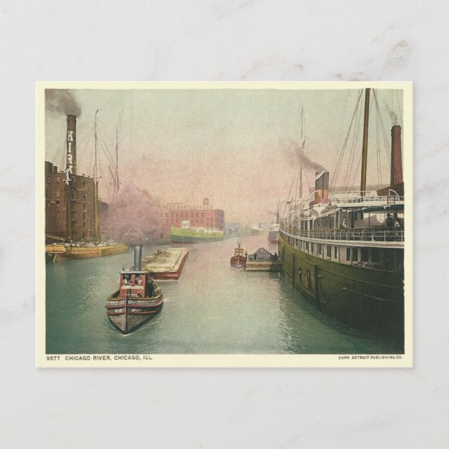 Postal Río Vintage Chicago (Anverso)