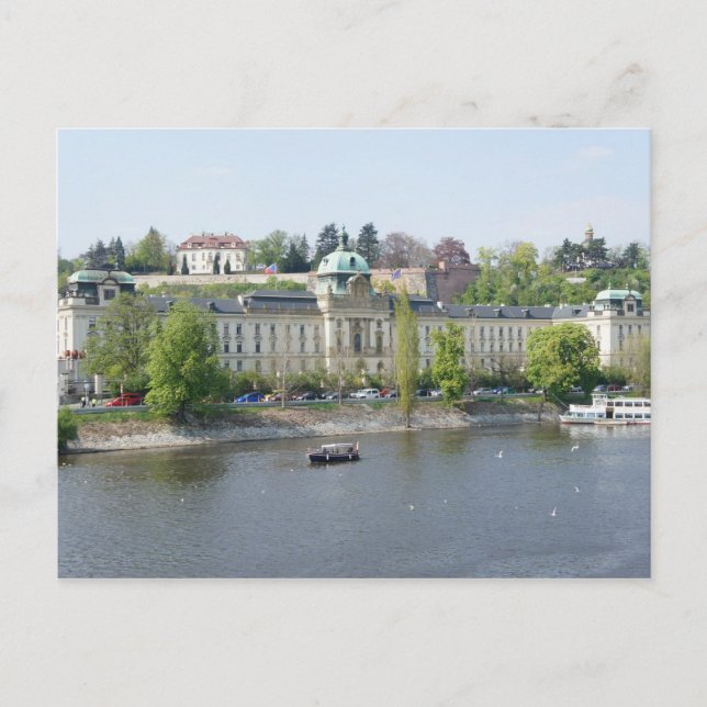 Postal Río Vltava (Anverso)