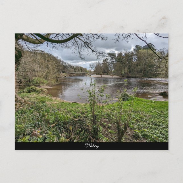 Postal Río Wharfe (Anverso)