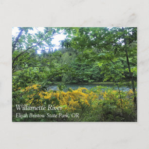 Postal Río Willamette, Parque Estatal Elijah Bristow, OR