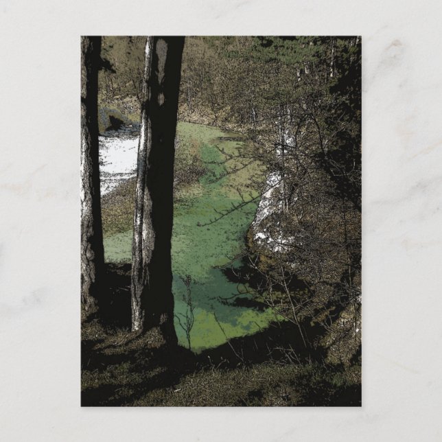 Postal Río Winding (Anverso)