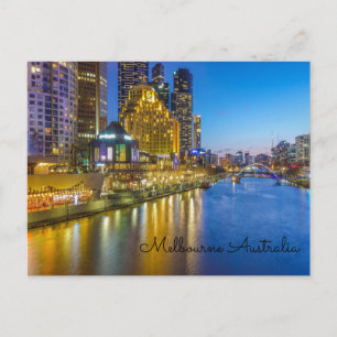 Postal Río Yarra de Australia en Melbourne