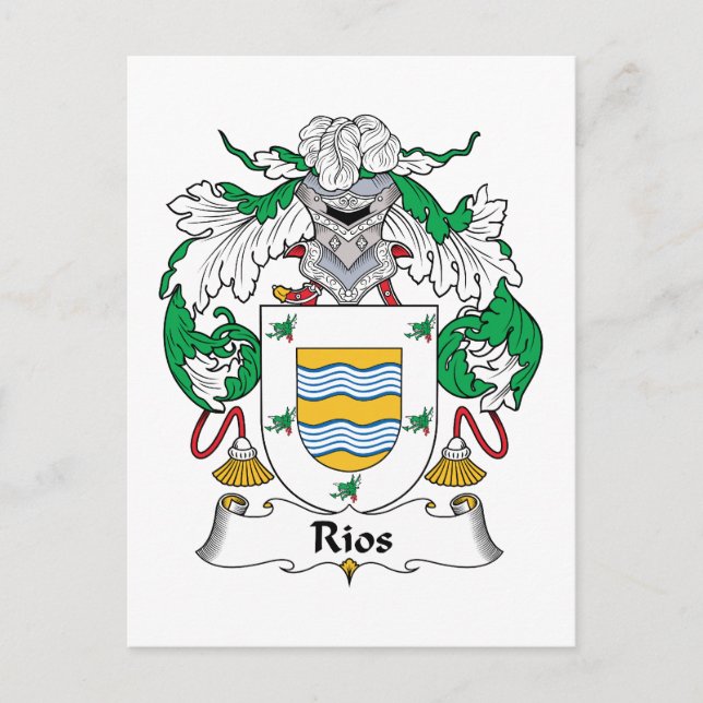 Postal Ríos Family Crest (Anverso)