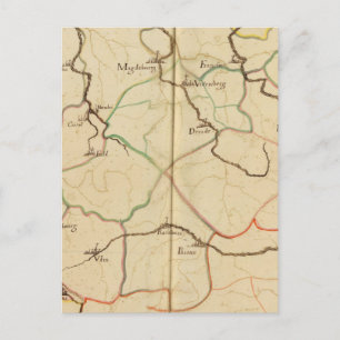 Postal Ríos y valles de Alemania