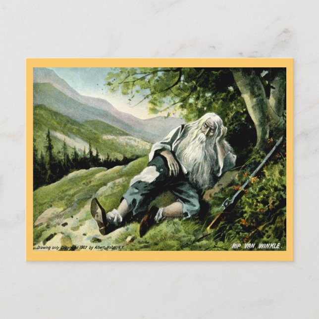 Postal Rip Van Winkle 1907 Vintage (Anverso)