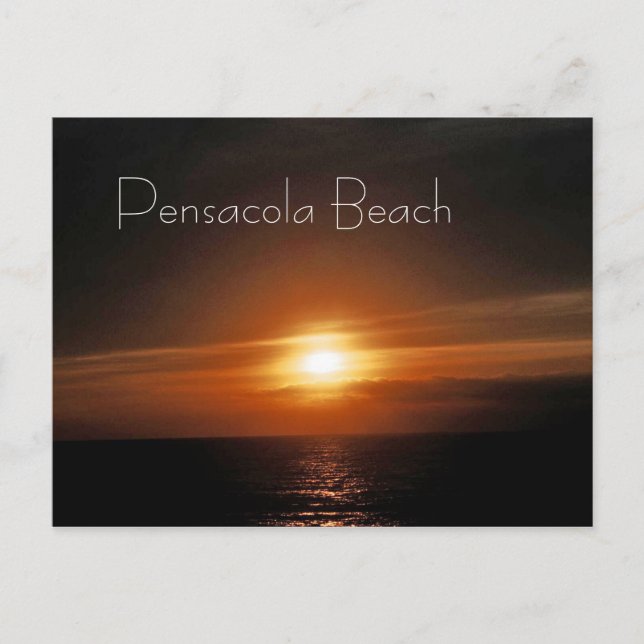 Postal Rising Sun — Pensacola Beach (Anverso)