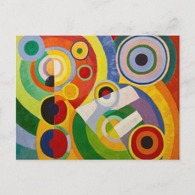 Postal Ritmo, alegría de la vida | Robert Delaunay | (Anverso)