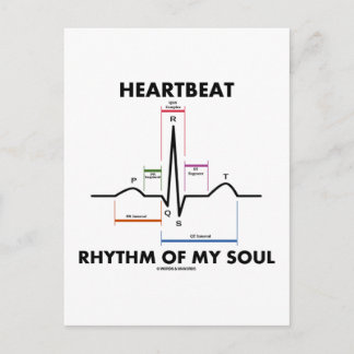 Postal Ritmo Del Latido De Mi Alma (ECG/EKG)