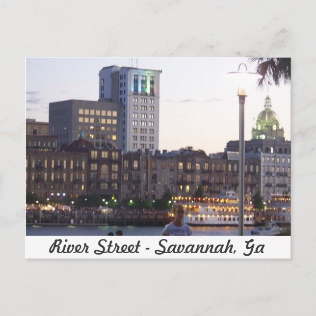 Postal River Street - Savannah, Georgia (Anverso)
