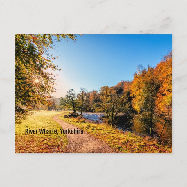 Postal River Wharfe, Yorkshire, (Anverso)