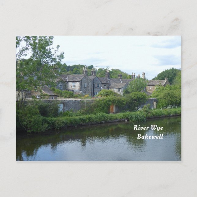 Postal River Wye Bakewell Derbyshire England Scenic (Anverso)