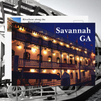 Riverboat Riverfront Savannah Georgia Fotografía