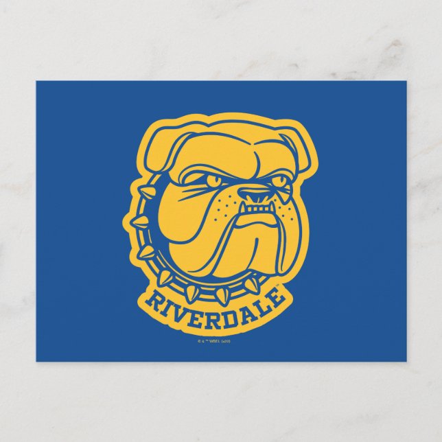 Postal Riverdale Bulldog Head (Anverso)