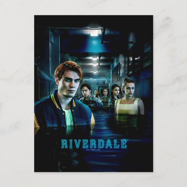 Postal Riverdale Flooded Hallway Poster (Anverso)