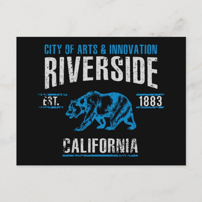 Postal Riverside (Anverso)