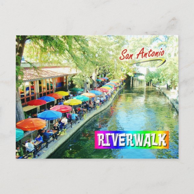 Postal Riverwalk, San Antonio, Texas (Anverso)