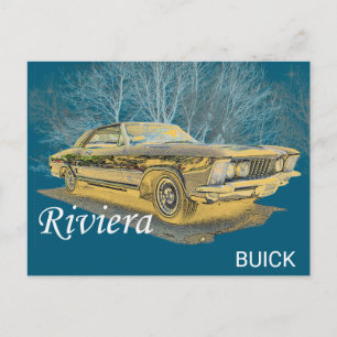 Postal Riviera Buick clásica