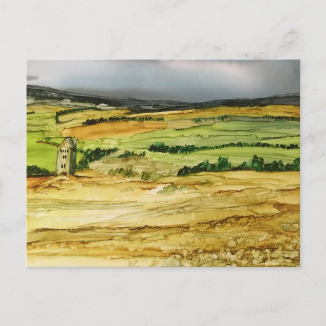 Postal Rivington Pigeon Tower Leverhulmes Garden Horwich (Anverso)