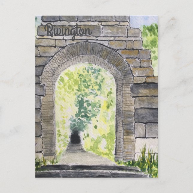 Postal Rivington Terrace Gardens Archway (Anverso)