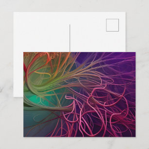 Postal Rizomas arcoiris