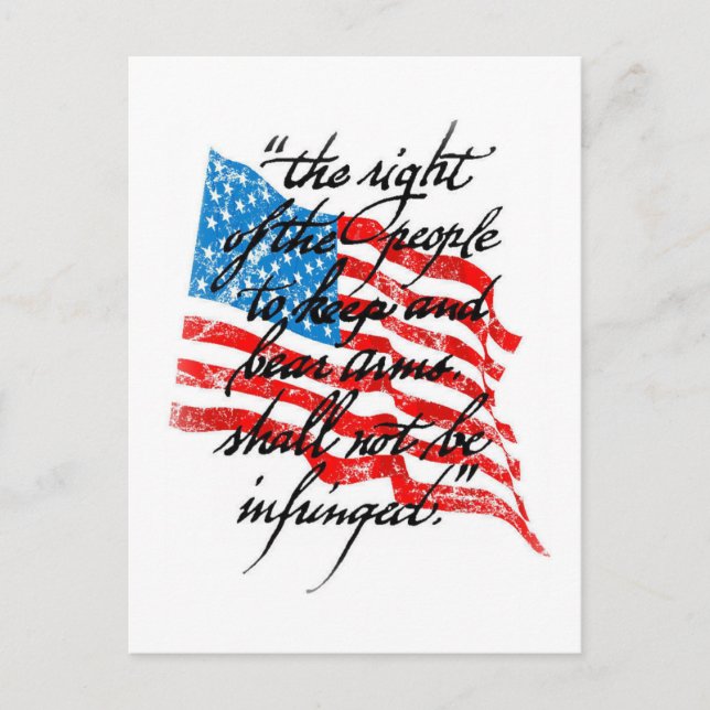 Postal RKBA No Se Infringirá (Anverso)