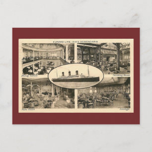 Postal RMS Berencaria, Cunard Line, Passenger Ship, 1924