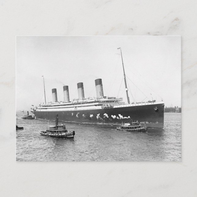 Postal RMS Olympic, 1911 (Anverso)