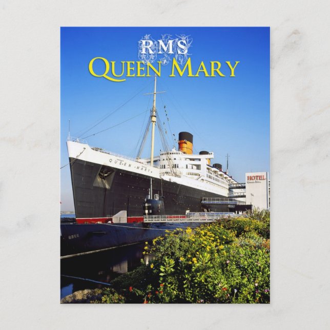 Postal RMS Queen Mary (Anverso)
