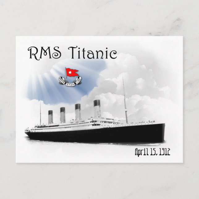Postal RMS Titanic (Anverso)