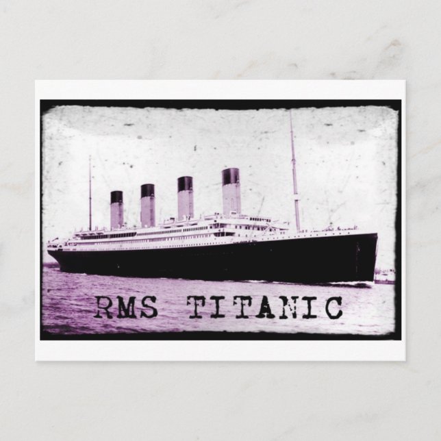 POSTAL RMS TITANIC (Anverso)