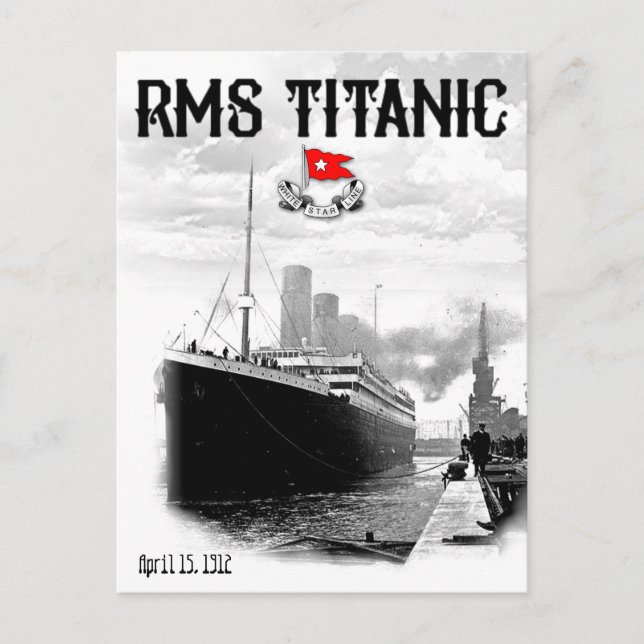 Postal RMS Titanic (Anverso)