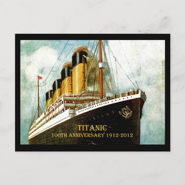Postal RMS Titanic 100º aniversario (Anverso)