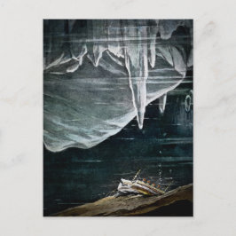 Postal RMS Titanic Under the Sea y Icebergs Vintage