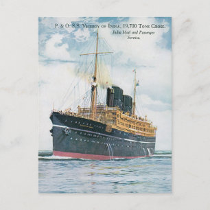Postal RMS Viceroy de la India