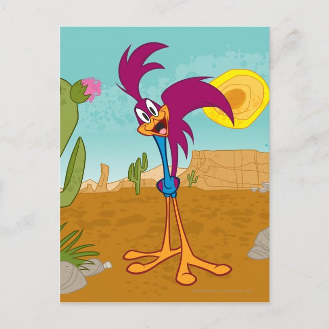 Postal ROAD RUNNER™ Head Tiled (Anverso)