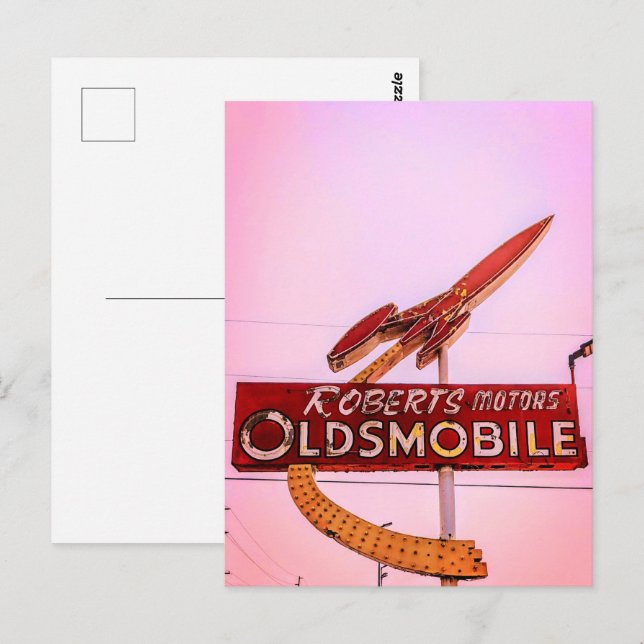 Postal Roadside Neon (Anverso / Reverso)