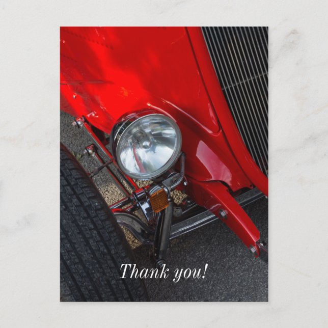 Postal Roadster de los años 30 (Anverso)