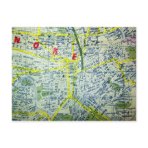Roanoke, VA Mapa de época