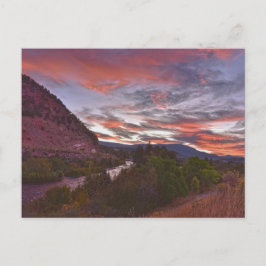 Postal Roaring Fork River Sunrise, Colorado